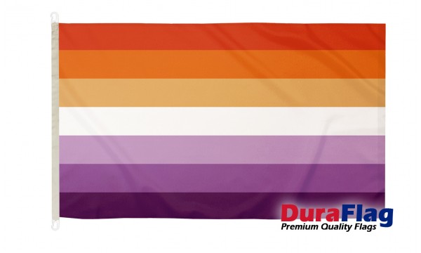 DuraFlag® Lesbian Sunset Stripes Premium Quality Flag